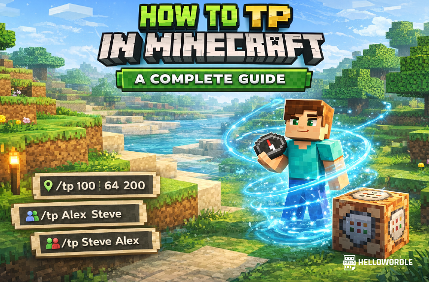 how to tp in mincraft